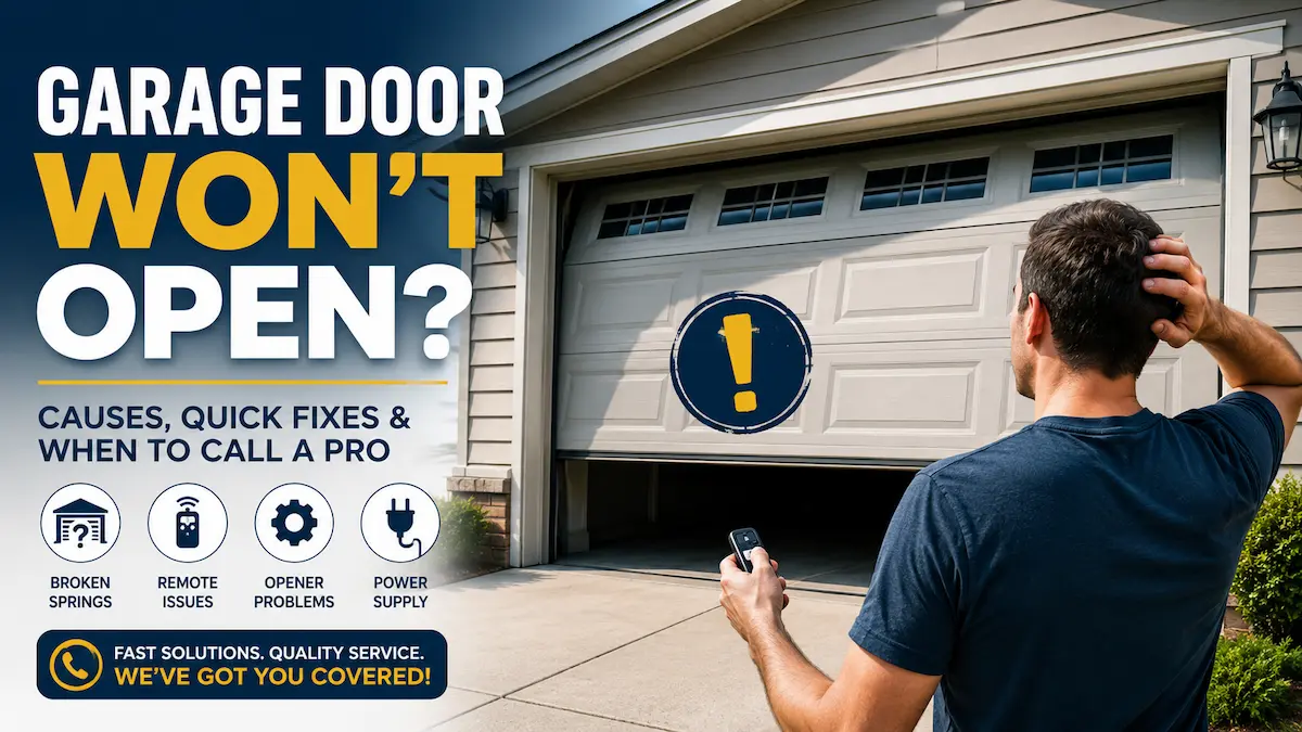 Garage Door Won't Open